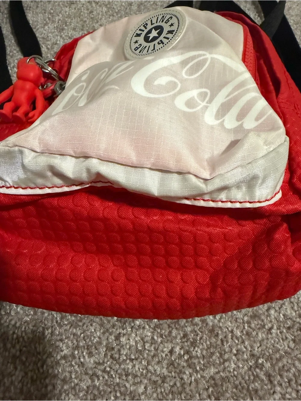 Kipling x Coca-Cola Delia Compact Mini Backpack - Wild Red